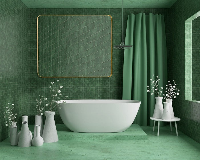 מראה מעוצבת במסגרת דקה ועדינה מרובע גדול