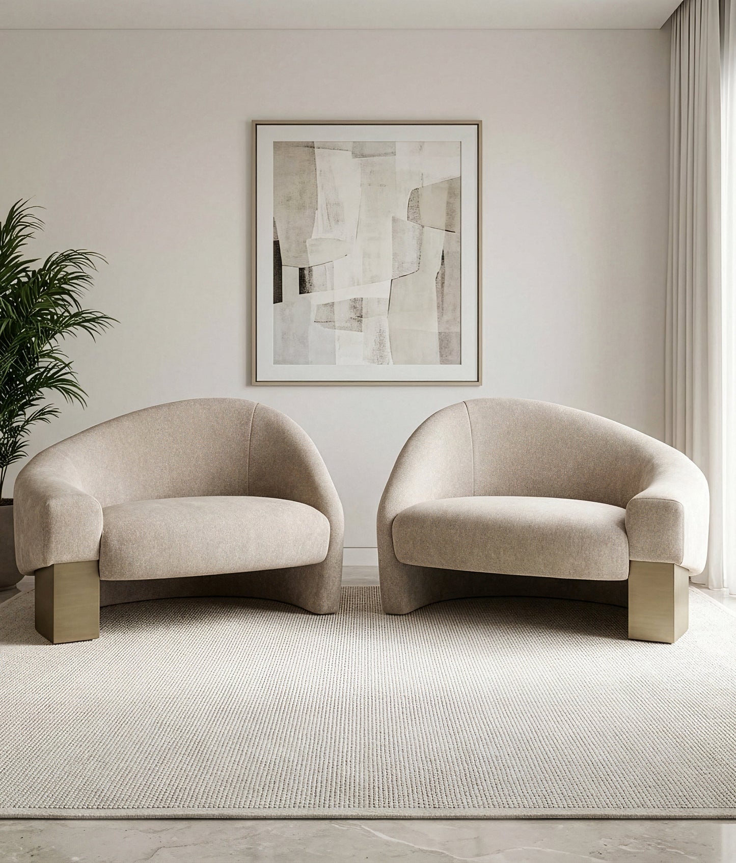 זוג כורסאות לפינת ישיבה