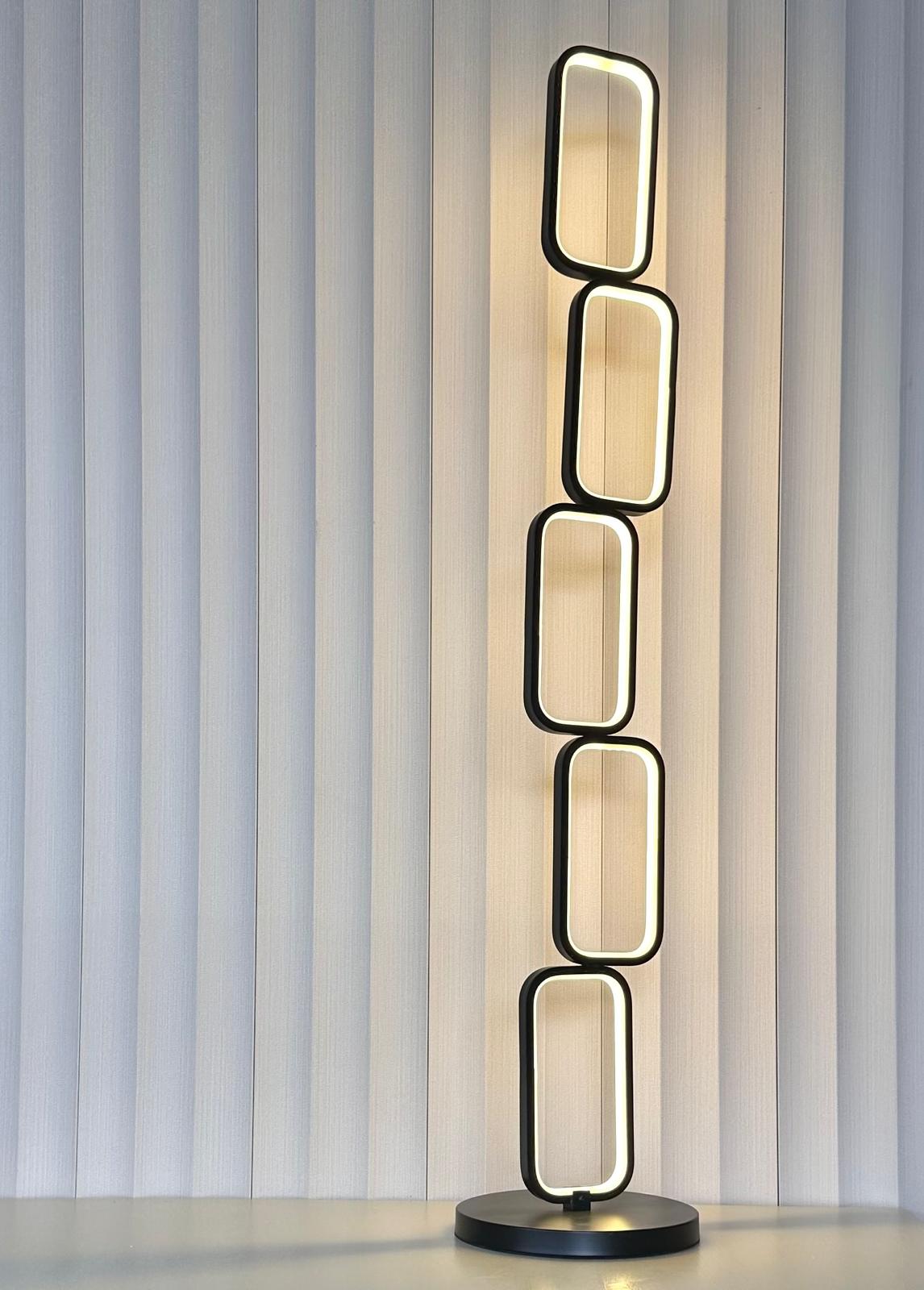 מנורת לד מלבנים כסף 125 ס"מ ע-22 ר-22