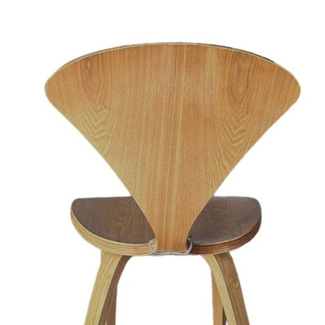 בגוון עץ טבעי LEO כסא אוכל פורניר