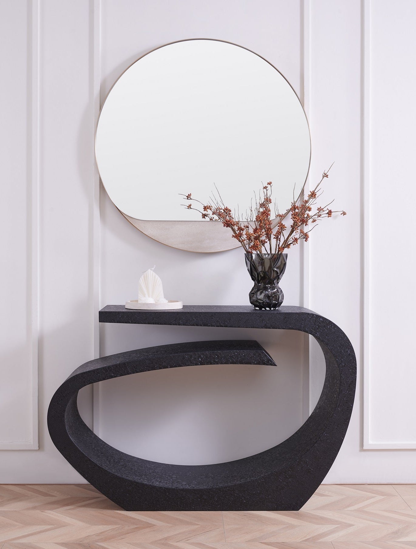 קונסולה מתכת CATHERINE שחורה