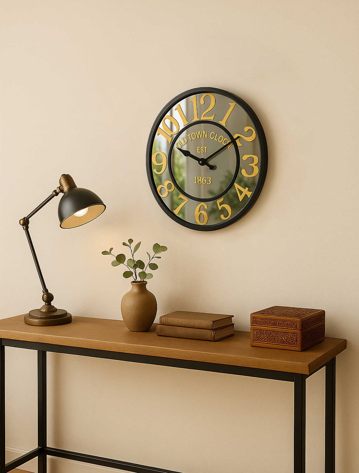 שעון קיר OLD TOWN