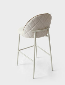 כיסא בר עם רגל שמנת ROYAL