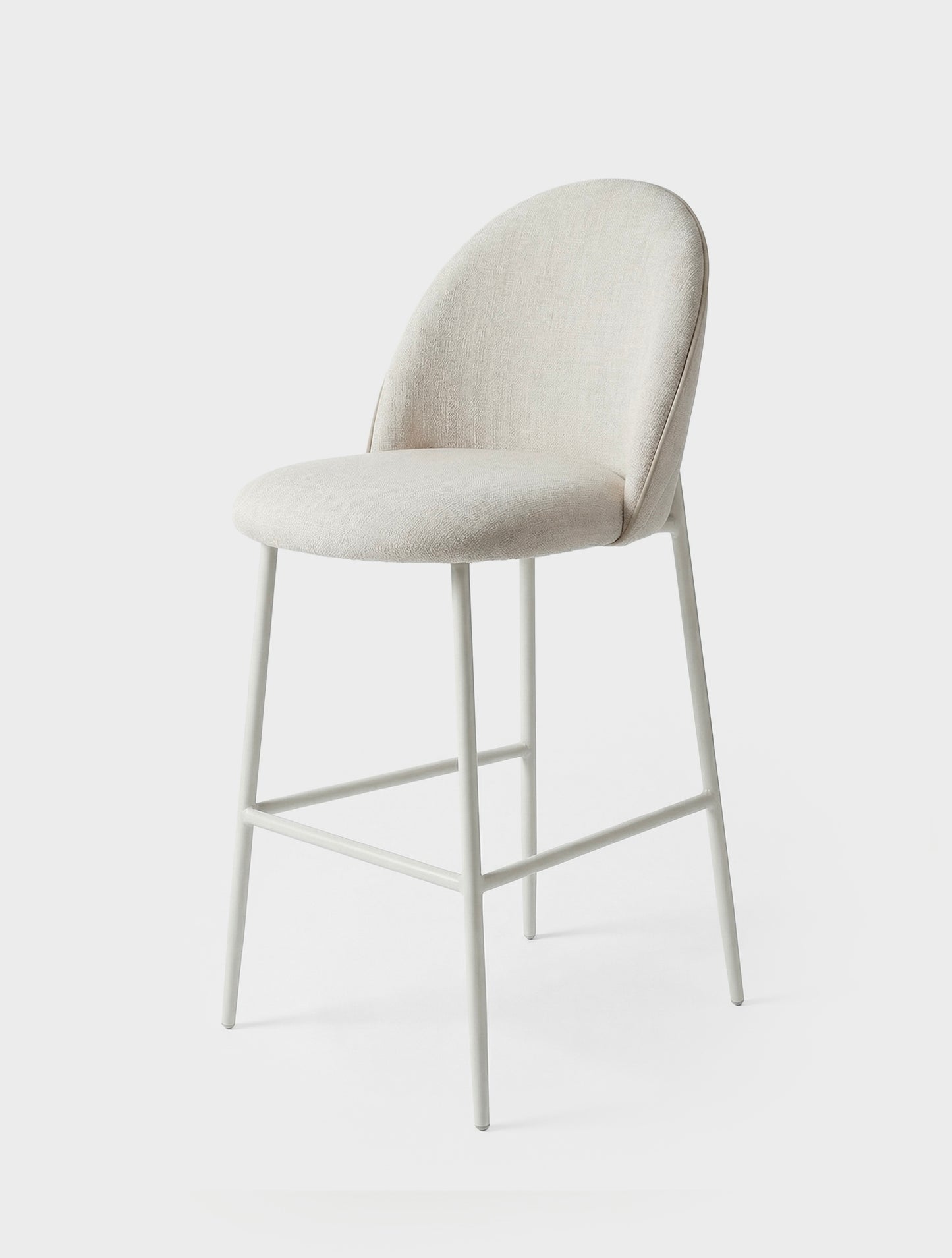 כיסא בר עם רגל שמנת ROYAL