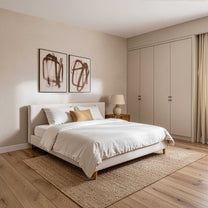 זוג תמונות קיר מופשטות