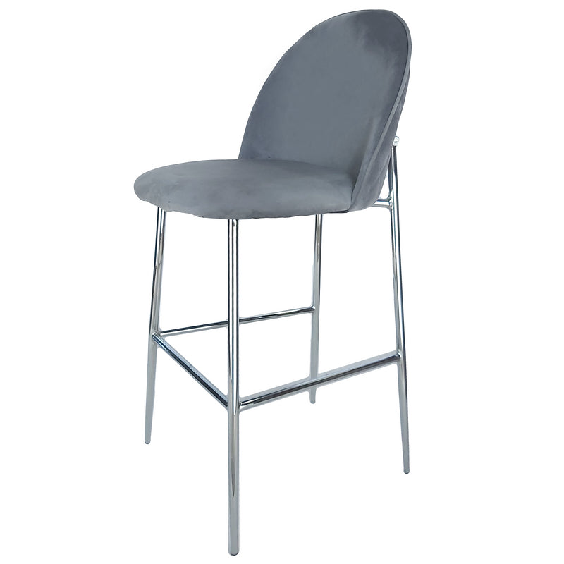 ROYAL כסא בר אפור דגם