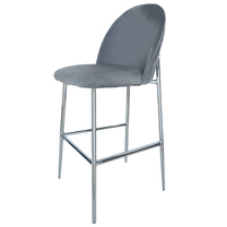 ROYAL כסא בר אפור דגם