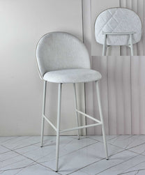 כיסא בר עם רגל שמנת ROYAL