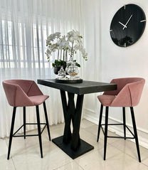 כסא בר ורוד - דגם נואר