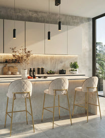 כיסא בר עם רגל זהב ROYAL