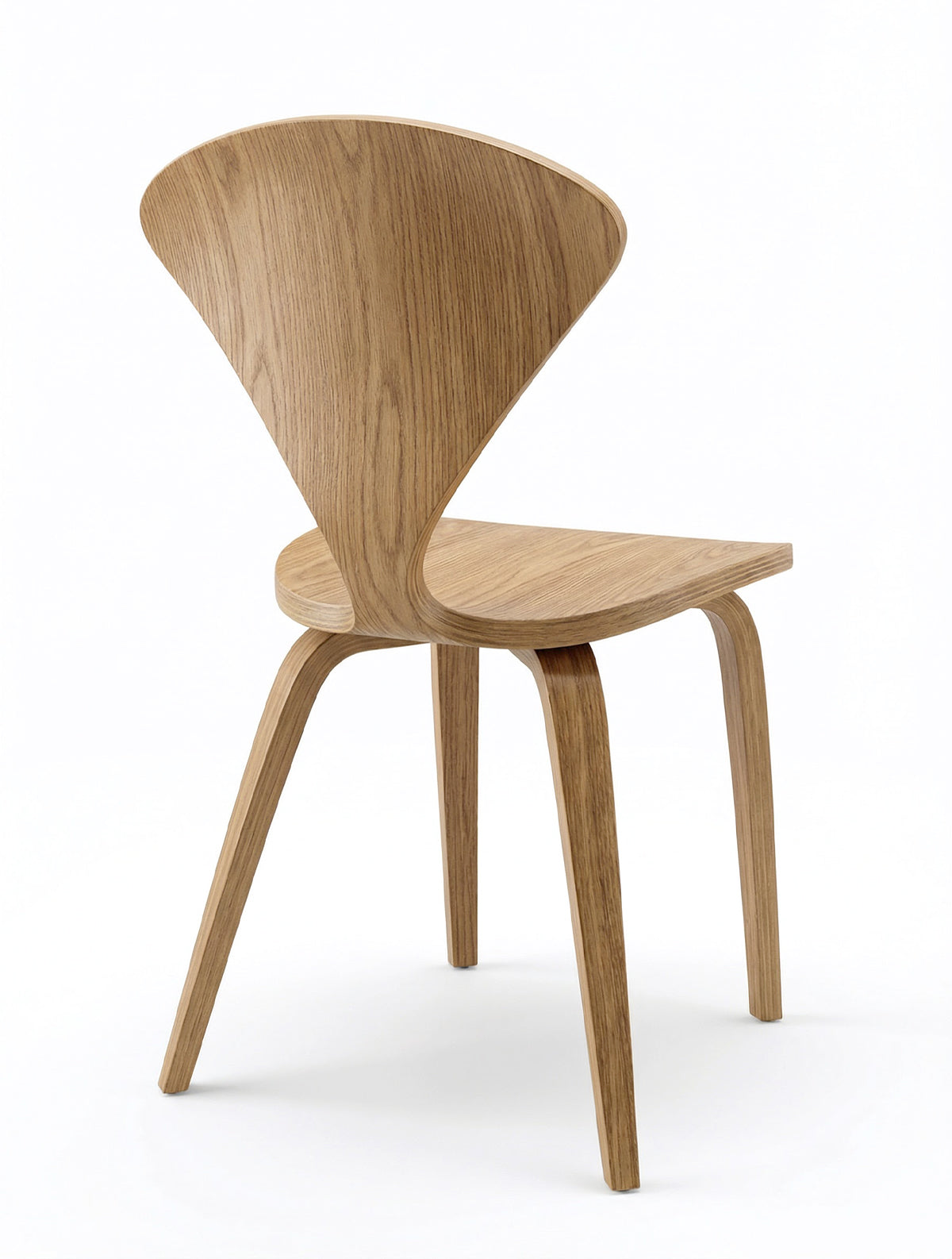 בגוון עץ טבעי LEO כסא אוכל פורניר