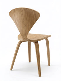 בגוון עץ טבעי LEO כסא אוכל פורניר