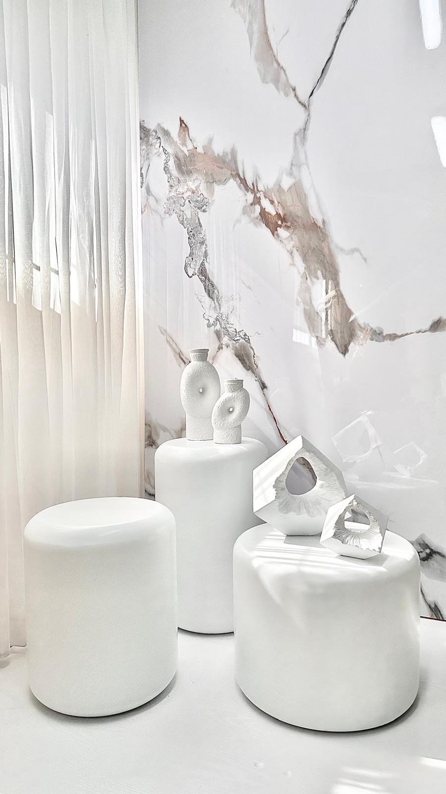 סט 3 שולחנות עגולים