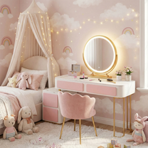 סט שידת איפור