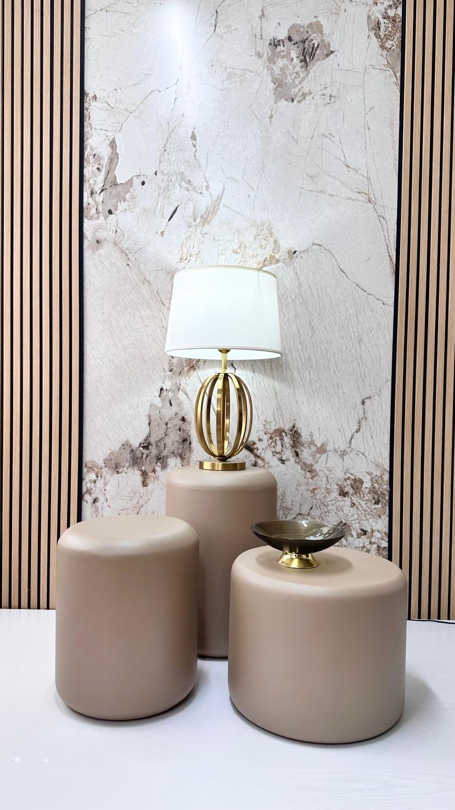 סט 3 שולחנות עגולים