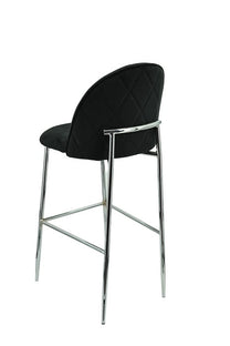 ROYAL כסא בר שחור דגם