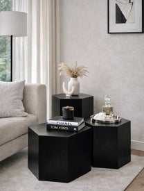 סט שולחנות צד מודרנים