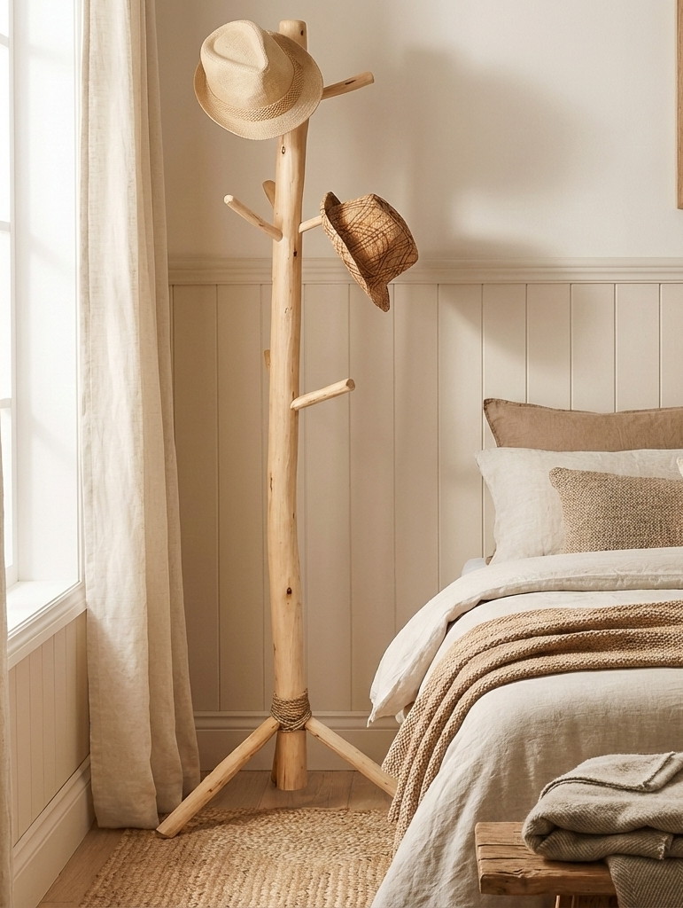 מתלה בגדים עץ לימון - Nature Chic