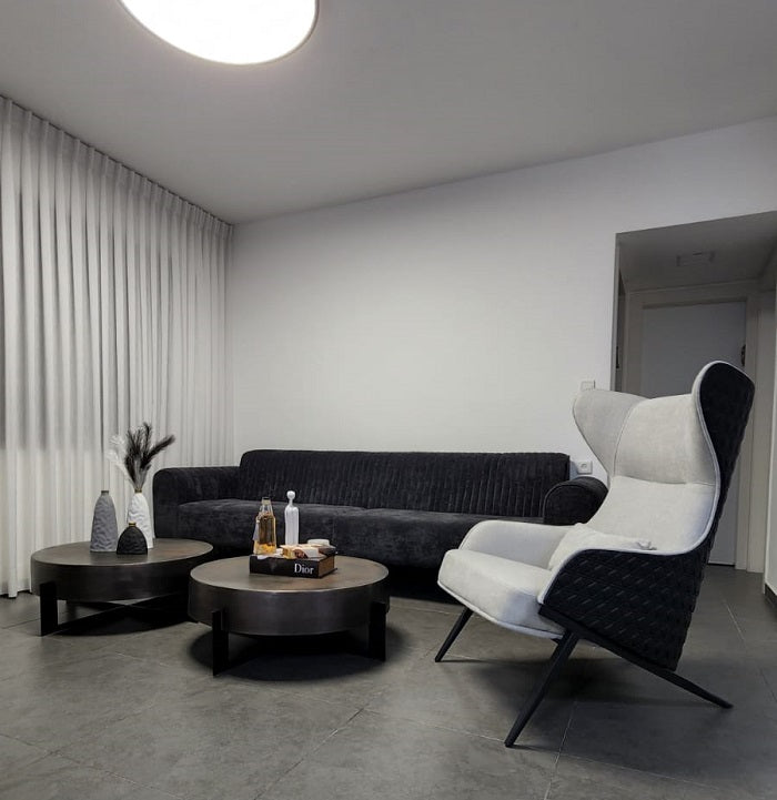 שולחן סלון שחור גרפיט