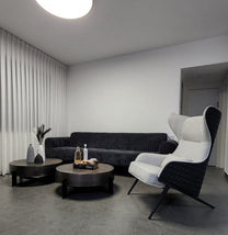 שולחן סלון שחור גרפיט