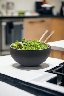 קערה נירוסטה דאבל וואל שחור ונירוסטה