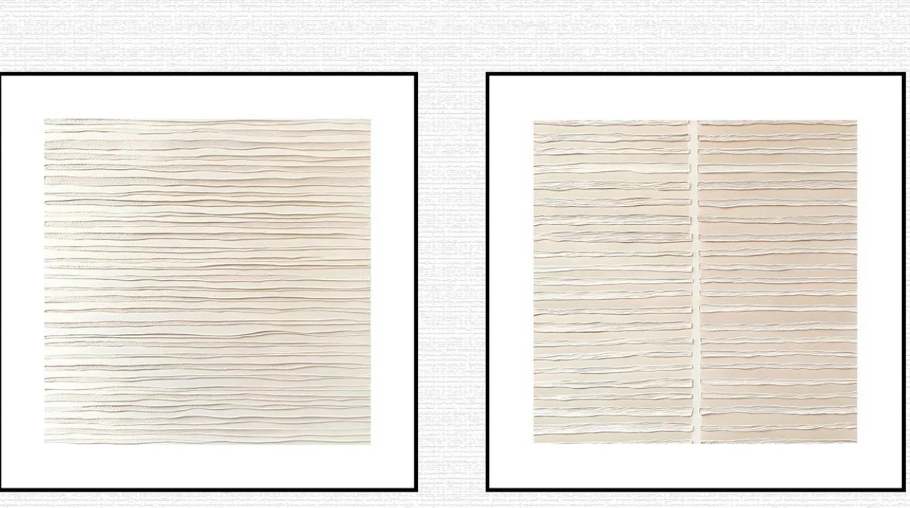 זוג תמונות קיר מינימליסטיות