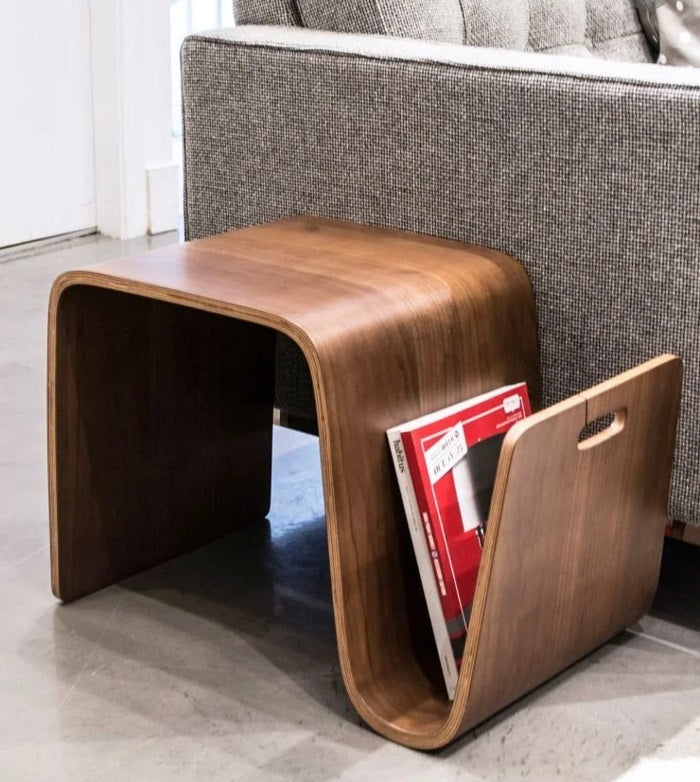 שולחן צד ומעמד למגזינים