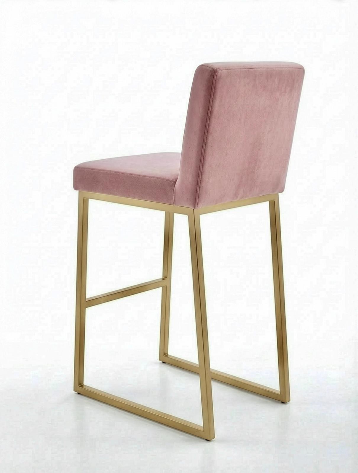 כיסא בר אלגנטי ורוד