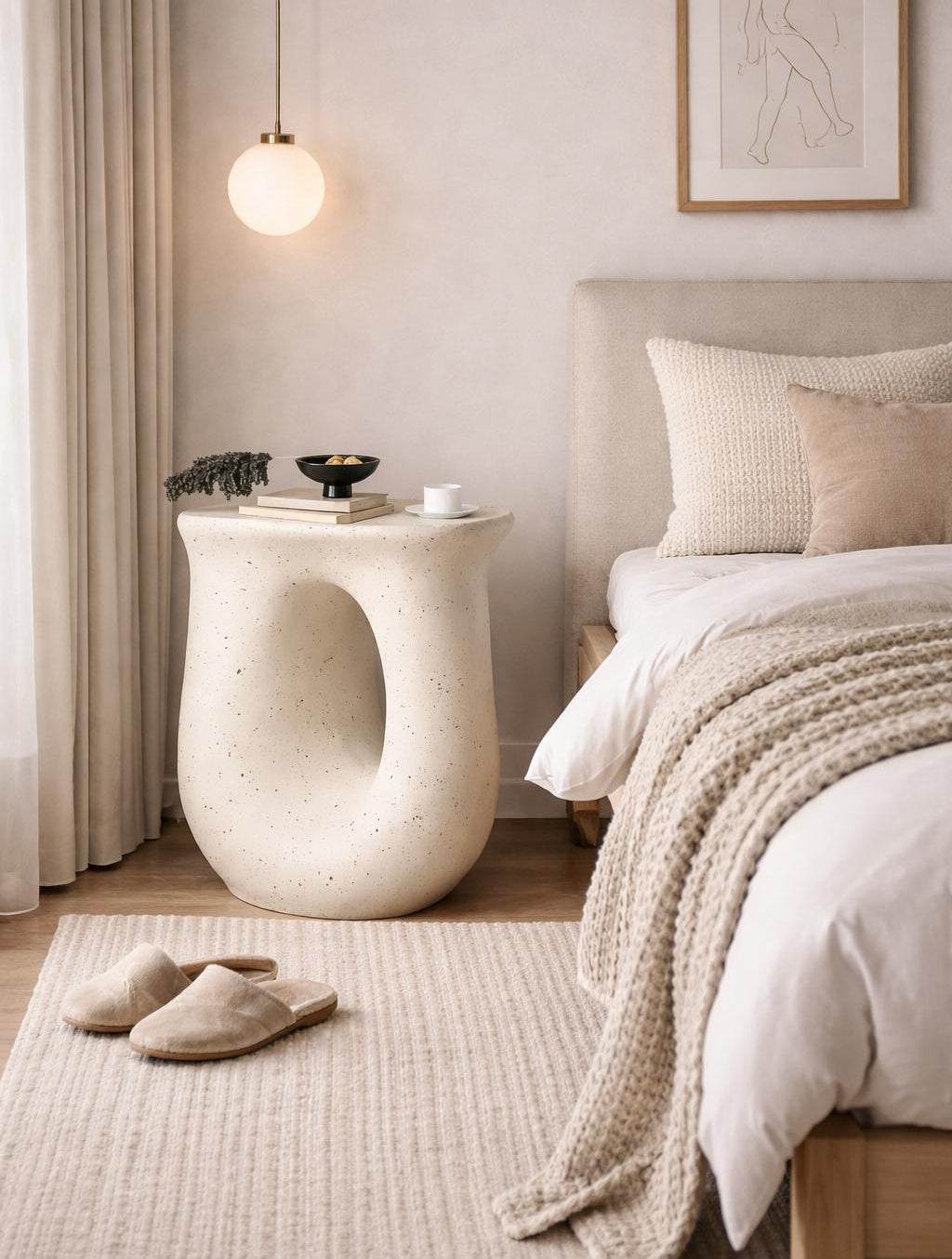 שולחן צדבעיצוב מודרני וצעיר