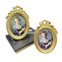 סט2 מסגרת תמונה אובלית