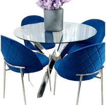 שולחן אוכל דיימונד- קוטר 100 סמ