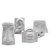 סט 4 אגרטלי פייס וואייט בצבע לבן