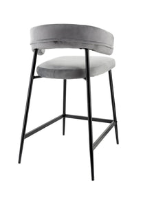 כסא בר עלמה אפור