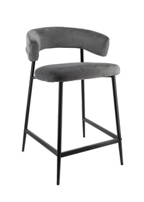 כסא בר עלמה אפור