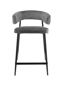 כסא בר עלמה אפור