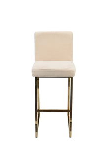 כסא בר דגם סטאר -שמנת