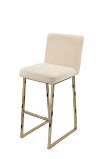 כסא בר דגם סטאר -שמנת