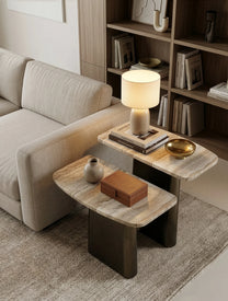 שולחן צד יוקרתי משיש