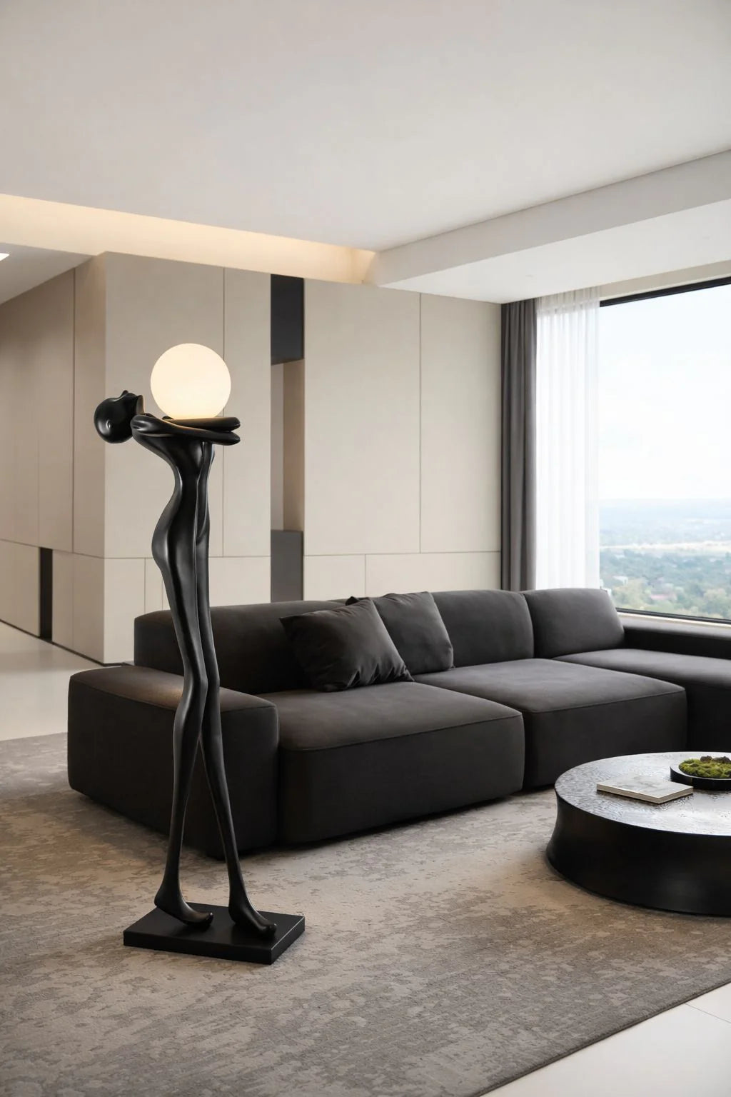 ONYX מנורת רצפה יוקרתית שהיא יצירת אמנות