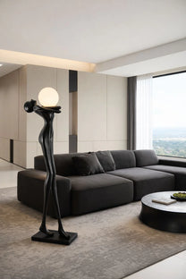 ONYX מנורת רצפה יוקרתית שהיא יצירת אמנות