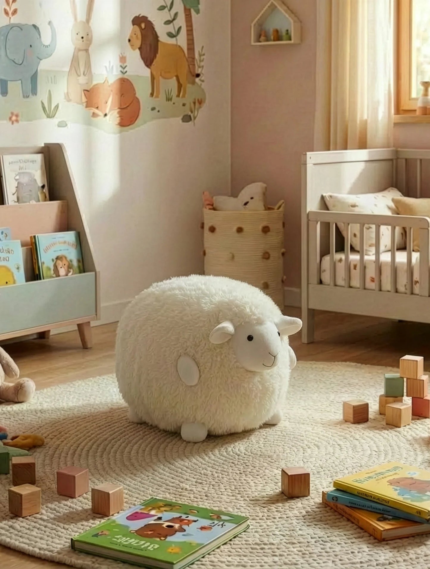 הדום מעוצב לחדר ילדים – כבשה רכה