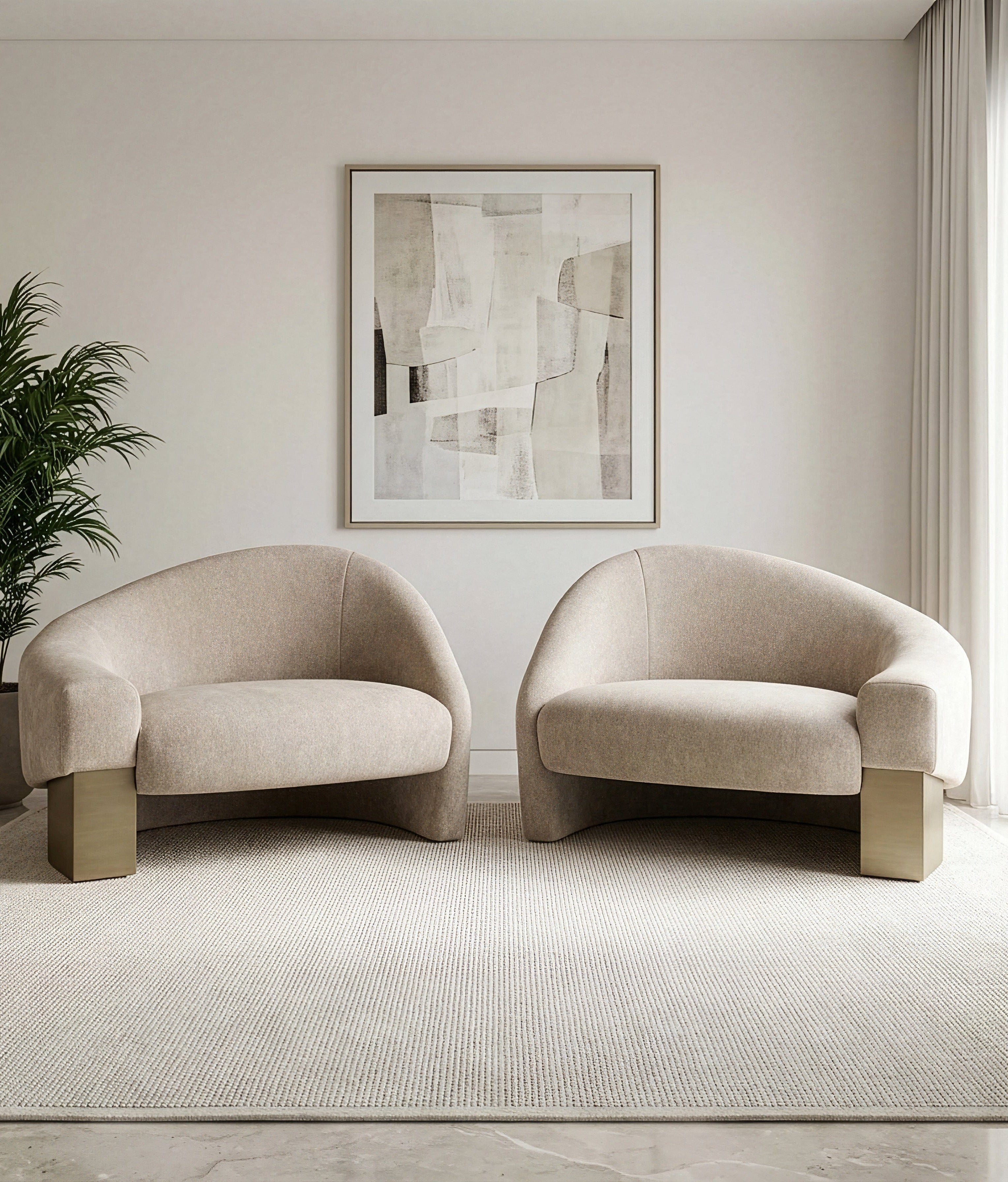 זוג כורסאות לפינת ישיבה