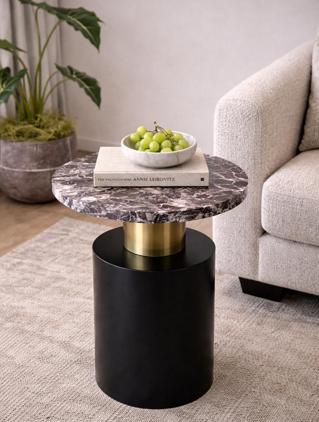 שולחן צד לסלון מעוצב