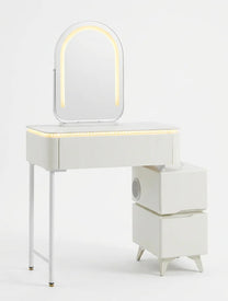 פינת איפור קומפקטית לילדות עם תאורת LED