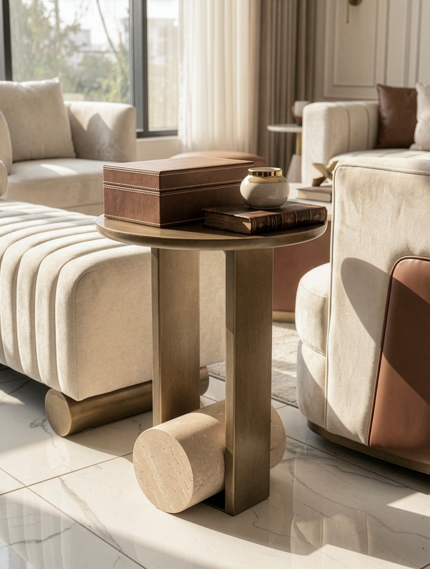 שולחן צד מעוצב