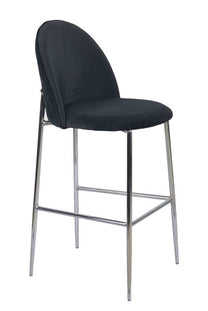 ROYAL כסא בר שחור דגם