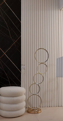 מנורת לד רצפתית גובה 115 ס&quot;מ עיגולים