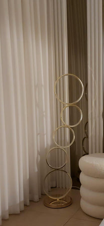 מנורת לד רצפתית גובה 115 ס&quot;מ עיגולים