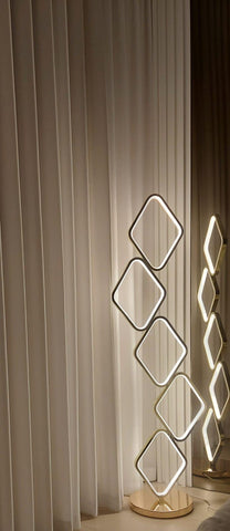 מנורת לד רצפתית גובה 115 ס&quot;מ מעויינים