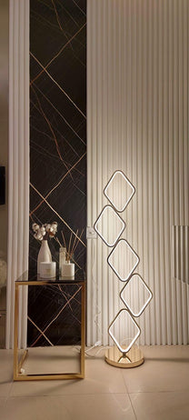 מנורת לד רצפתית גובה 115 ס&quot;מ מעויינים